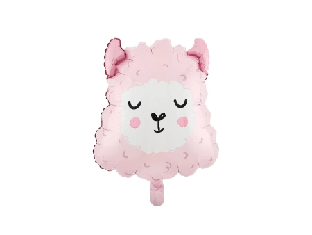 Alpaca Head Foil Balloon - 44.5 x 58 cm