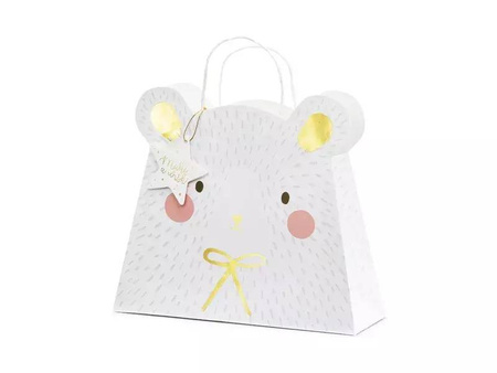 Polar bear gift bag - 31.5 x 27 x 10 cm