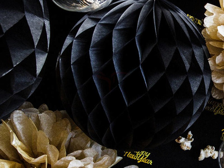 Tissue paper ball - Black - 20 cm