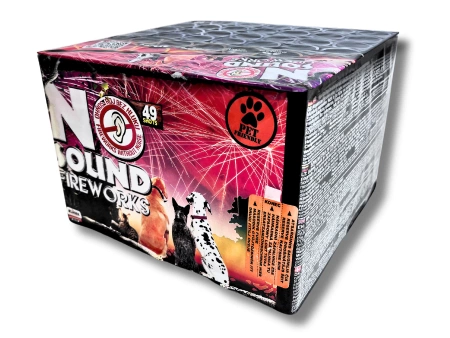 NO SOUND FIREWORKS SILENT DISPLAY - 49 shots - 25mm - C4925NO14 - CLASSIC