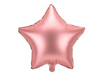 Foil balloon - Star - Pink Gold - Satin - 48 cm