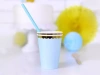 Cups - 220ml - light blue - 6 pcs.