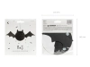 Tissue paper decoration - Bat - Black - 45 x 17 cm - 1 pc.