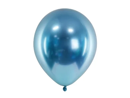 Glossy balloon 30cm - Blue - 1 piece