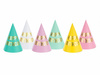 Party caps - Happy Birthday - Colorful - 6 pcs.