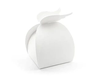 Cake boxes - White wings - 8.5 x 14.5 x 8.5 cm - 10 pcs.