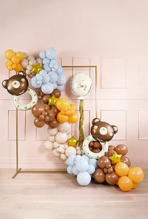 Strong 23cm Balloons - Pastel Mocca - 100 pieces