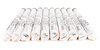 SET of 10 x FLAR - White with white smoke - Fuse - ZX8019 - Surex