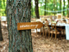 Wooden signpost - Ceremony - 36 x 7.5 cm