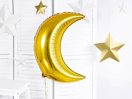 Foil balloon - Moon - Gold - 60 cm