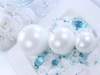  Ball Candle - Metalized - Pearl - 8cm - 1 piece