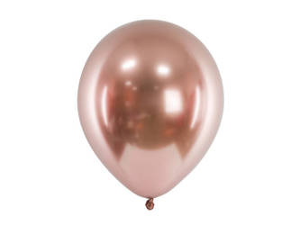 Glossy 30cm balloons - Rose Gold - 10 pieces