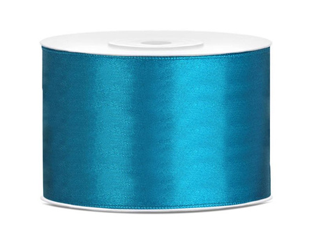 Satin ribbon - Turquoise - 50mm / 1m