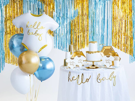 Cake topper - Alphabet - Gold - 53 pieces