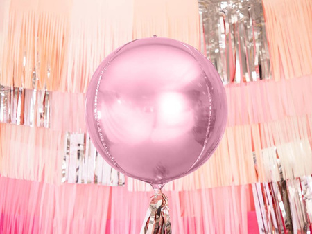 Foil balloon - Ball - Pink - 40 cm