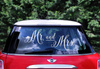 Wedding sticker for car - Mr. and Mrs.