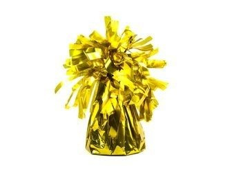 Helium balloon weight - foil - gold