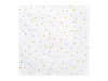 Paper napkins - White - Gold Dots - 33 x 33cm - 20 pcs