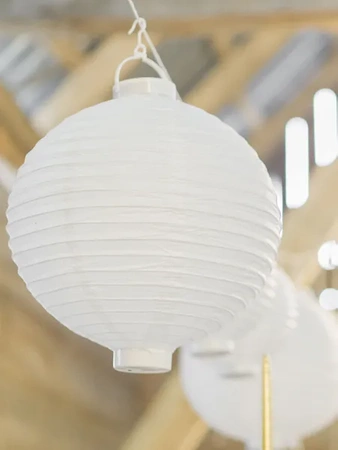 Paper lantern - White - 30cm