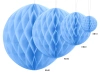 Tissue paper ball - Light blue - 20 cm - 1 pc.