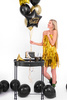 Happy Birthday Star Foil Balloon! - Black - 40cm