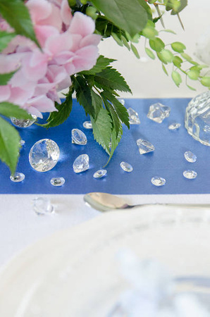 Diamond confetti - 30mm - colorless - 5 pcs.