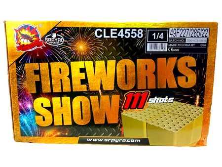 FAIRWORKS SHOW - FIREWORKS SHOWE - 111s - CLE4558 - SRPYRO