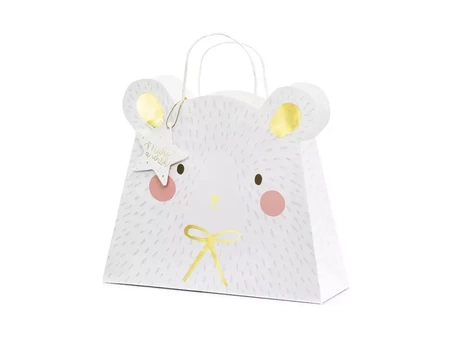 Polar bear gift bag - 31.5 x 27 x 10 cm