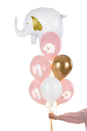  Balloons 30 cm - Birthday - Pastel Pale Pink - 6 pcs