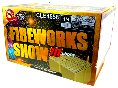 FAIRWORKS SHOW - FIREWORKS SHOWE - 111s - CLE4558 - SRPYRO