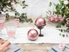 Ball Candle - Metalized - Pink Gold - 8cm - 1 piece