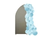 Balloon decoration wall (smooth) - Left Wing - 170x70 cm