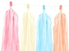 Tassel garland - Colorful light mix - 150cm