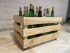 Wooden crate - With wheels - 40x30x21 cm - Woodline