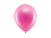 Metalized balloons 23cm - Rainbow - Fuchsia - 100 pieces