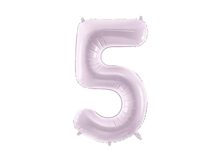 Foil balloon - Number 5 - Purple - 72cm