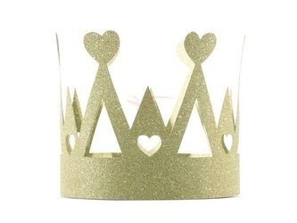 Paper Crown - Gold - Brocade - 10cm