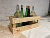 Wooden box - Oblong - For bottles / flowers - 40x17x15 cm - Woodline