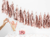 Foil garland - Tassels - Pink gold - 1.5 meters