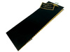 Decorative Gift Bag - black with gold stripes - 13x36x8 cm