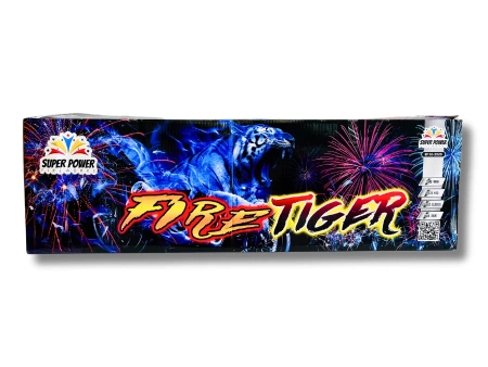 FIRE TIGER fireworks show - 153 shots - 25/23mm - B153-2225 - SuperPower 