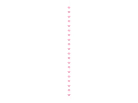 Heart Garland - 300 cm - Pink