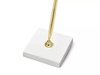 Pen stand - 8 x 8 x 16.5 cm - Gold