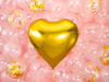 Foil balloon - Heart - Gold - 61 cm