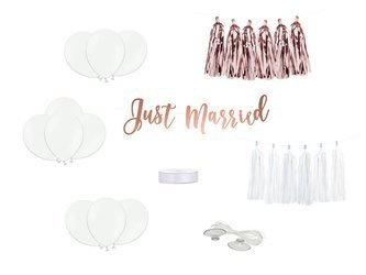 Car decoration - Just Married - Set