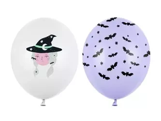 Balloons 30 cm - Witch, Witch - Halloween - 50 pcs.