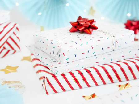 Wrapping Paper - Sugar Sprinkles - White - 70/200cm