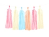 Tassel garland - Colorful light mix - 150cm