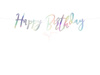 Birthday Banner - Happy Birthday - Iridescent - 16.5 x 62 cm