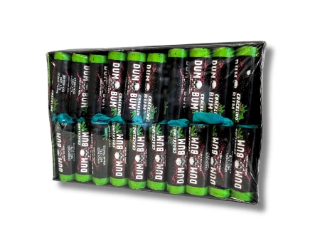 Firecrackers with Fountains Crackling Dumbum GREEN - CP5DU14(G) - Klasek - 20 pcs.